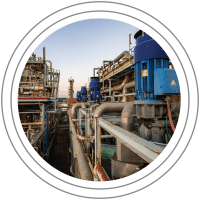 Performance and Partnership: Kraton manufacturing plant at dawn